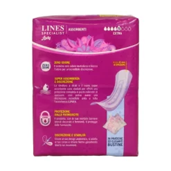LINES SPECIALIST EXTRA ASSORBENTI ANTI-ODORE 10 PEZZI - DISPOSITIVO MEDICO  CE CLASSE 1