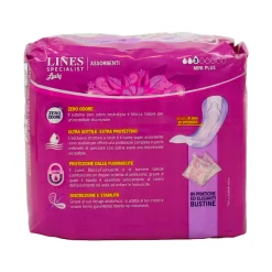 LINES SPECIALIST MINI PLUS 16 PEZZI ANTI-ODORE ASSORBENTI - DISPOSITIVO MEDICO  CE CLASSE 1