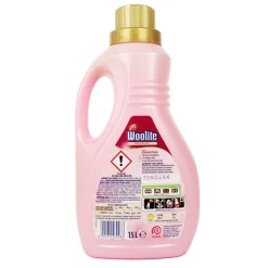 LIP WOOLITE DETERSIVO LIQUIDO BUCATO A MANO E LAVATRICE ROSA LANA E DELICATI 25 LAVAGGI 1,5 LT