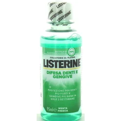 LISTERINE COLLUTORIO DIFESA DENTI e GENGIVE MENTA FRESCA 95 ML MINI SIZE
