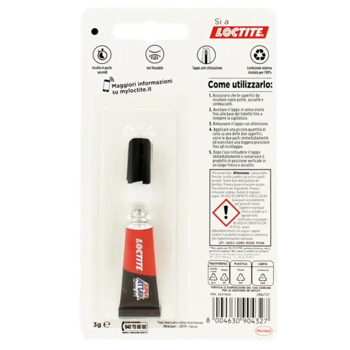 LOCTITE SUPER ATTAK POWER GEL 3 GRAMMI