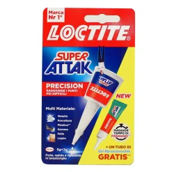 LOCTITE SUPER ATTAK PRECISION GR.5 +2 GEL RIPOSIZIONABILE