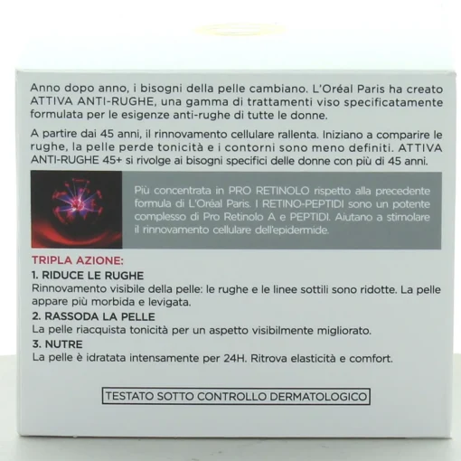 L'OREAL ATTIVA ANTI-RUGHE CREMA INTENSIVA 50 ML
