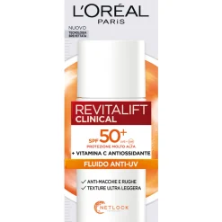L'OREAL REVITALIFT CLINICAL FLUIDO VITAMINA C ANTI-UV SPF 50+ 50 ML
