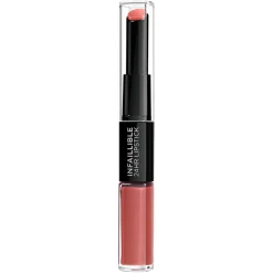 L'OREAL ROSSETTO INFAILLIBLE LIP STICK 2 STEP 24H N.404