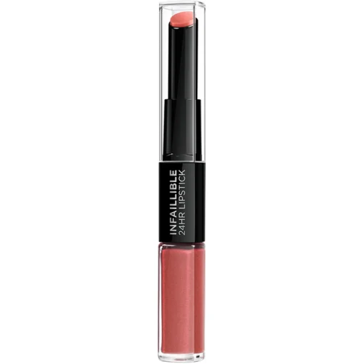 L'OREAL ROSSETTO INFAILLIBLE LIP STICK 2 STEP 24H N.404