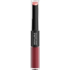 L'OREAL ROSSETTO INFAILLIBLE STICK 2 STEP 24H N.502 RED TO STAY