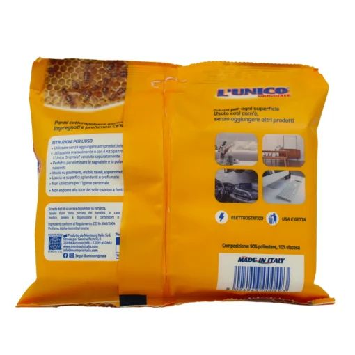 L'UNICO ORIGINALE CATTURAPOLVERE PER PARQUET 20 PANNI PROFUMATI CM 20,5x39
