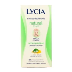 LYCIA 20 STRISCE DEPILATORIE NATURAL BRACCIA - GAMBE TUTTI I TIPI DI PELLE