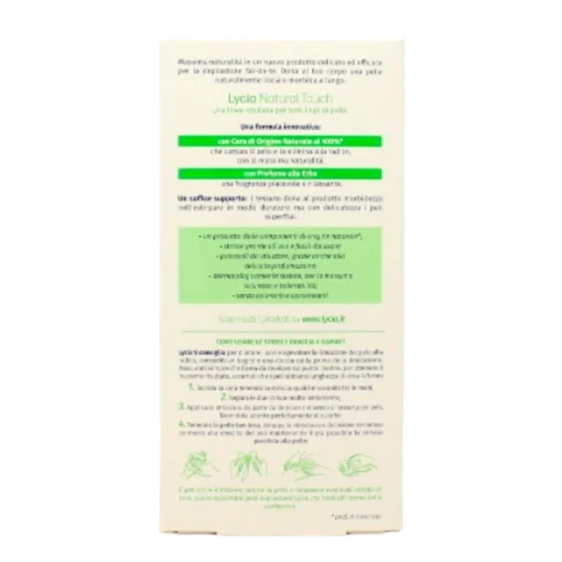 LYCIA 20 STRISCE DEPILATORIE NATURAL BRACCIA - GAMBE TUTTI I TIPI DI PELLE