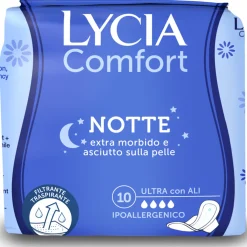 LYCIA ASSORBENTI COMFORT NOTTE ULTRA ALI 10 PZ