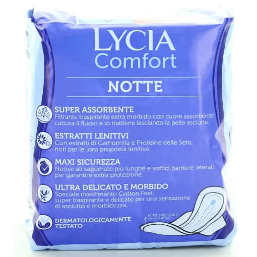 LYCIA ASSORBENTI COMFORT NOTTE ULTRA ALI 10 PZ