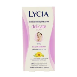 LYCIA DEPILAZIONE STRISCE VISO PELLI SENSIBILI 20 PZ