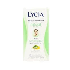 LYCIA DEPILAZIONE STRISCE VISO NATURAL 20 PZ