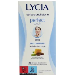 LYCIA DEPILAZIONE STRISCE VISO CON CERA D'API E OLIO JOJOBA 20 PZ