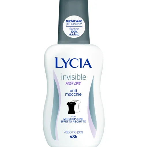 LYCIA INVISIBLE DEODORANTE VAPO NO GAS 48H ANTI MACCHIE 75 ML
