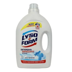 LYSOFORM DETERSIVO LAVATRICE IGIENIZZANTE BUCATO 36 LAVAGGI CLASSICO 1620 ML