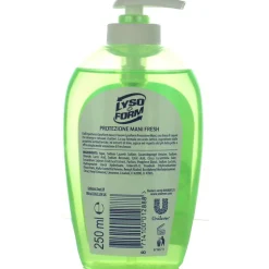 LYSOFORM PROTEZIONE MANI SAPONE LIQUIDO FRESH DETERGE E RIMUOVE I BATTERI 100% IGIENE + 100% FRESCHEZZA 250 ML.