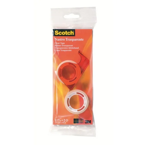 3M SCOTCH 2 ROTOLI MT.10 + CHIOCCIOLA