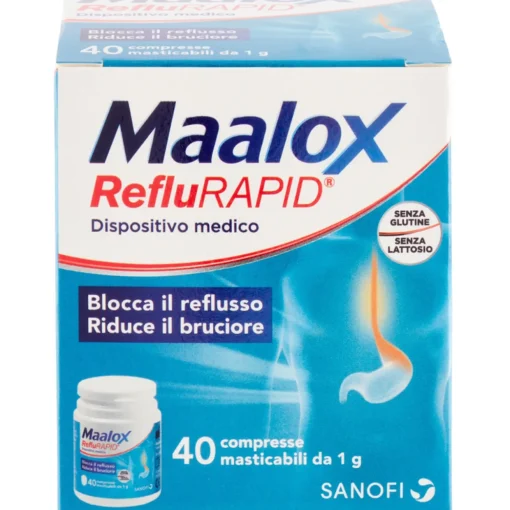MAALOX REFLURAPID 40 COMPRESSE MASTICABILI