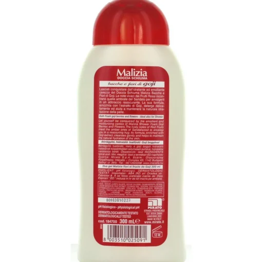MALIZIA DOCCIASCHIUMA BACCHE E FIORI DI GOJI 300 ML