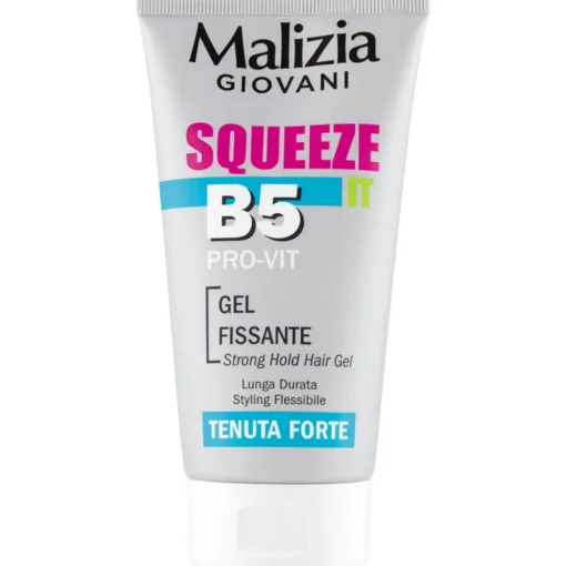 MALIZIA GIOVANI GEL FISSANTE LUNGA DURATE TENUTA FORTE SQUEEZE-IT B5 PRO-VIT 150 ML