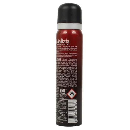 MALIZIA PROFUMO D'INTESA DEODORANTSEDUCTION PARFUM CHERIE SPRAY 100 ML