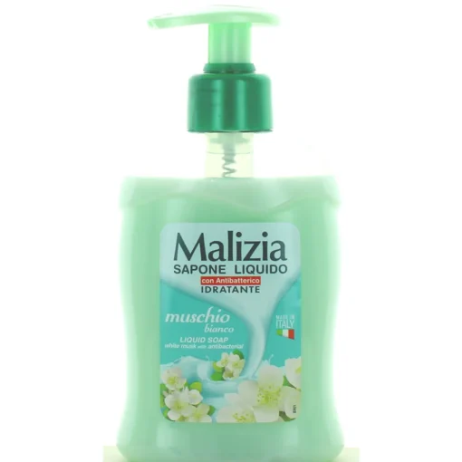 MALIZIA SAPONE LIQUIDO MANI SOAP MUSCHIO BIANCO 300 ML ANTIBATTERICO