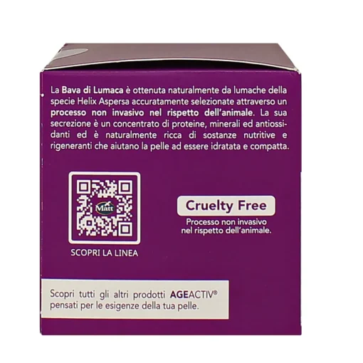 MATT AGE ACTIV CREMA 24h ELASTICIZZANTE ANTI-ETA' CON BAVA DI LUMACA PURA 50 ML