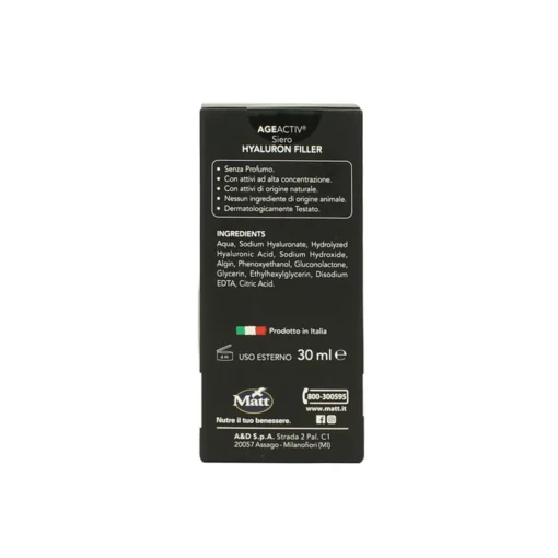 MATT AGE ACTIV FILLER SIERO ACIDO IALURONICO 30 ML