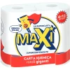 MAXI CARTA IGIENICA 4 ROTOLI GIGANTI 2 VELI 480 STRAPPI
