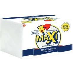 MAXI TOVAGLIOLI 33X33 1 VELO 400 PEZZI CONFEZIONE SALVASPAZIO