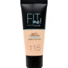 MAYBELLINE FONDOTINTA FIT ME MATTE+PORELESS 115 IVORY