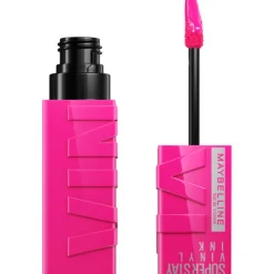 MAYBELLINE ROSSETTO SUPERSTAY VINYL INK 150 PINKS STRIKING