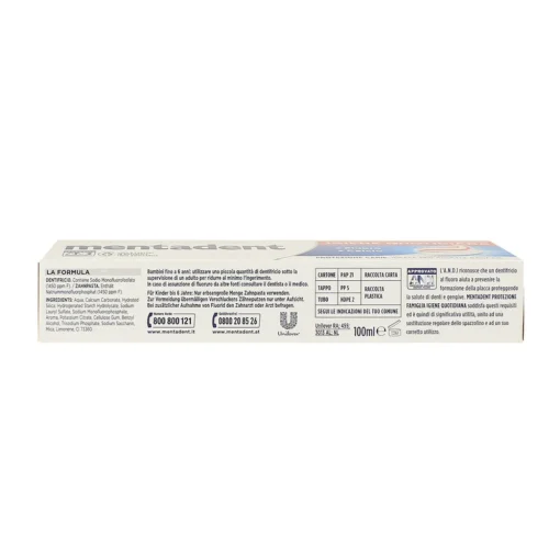 MENTADENT DENTIFRICIO IGIENE QUOTIDIANA FLUORO E CALCIO 100 ML