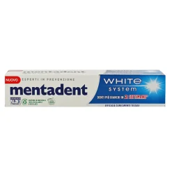 MENTADENT DENTIFRICIO WHITE SYSTEM 75 ML