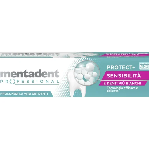 MENTADENT PROFESSIONAL PROTECT+ SENSIBILITA' e DENTI PIU' BIANCHI DENTIFRICIO 75 ML