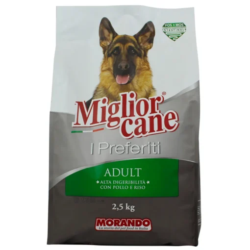 MIGLIOR CANE I PREFERITI ADULT CROCCHETTE POLLOeRISO SACCO 2,5 KG