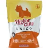MIGLIOR CANE UNICO CROCCHETTE CON TACCHINO PER CANI DI PICCOLA TAGLIA BUSTA CON ZIP 800 Grammi