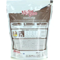 MIGLIOR GATTO STERILIZED CROCCANTINI POLLO DELICATO BUSTA 400 GRAMMI
