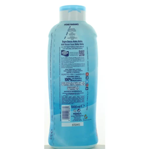 MIL MIL BAGNO DOCCIA ALOHA ALOHA CON ANTIBATTERICO NATURALE 1000 ML