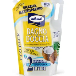 MIL MIL BAGNO DOCCIA COCCO RICARICA BUSTA 2 LT