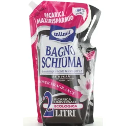 MIL MIL BAGNOSCHIUMA RICARICA BUSTA FLOWER 2 LT