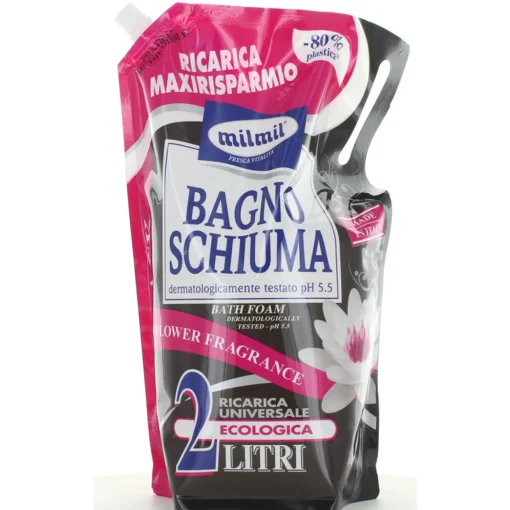MIL MIL BAGNOSCHIUMA RICARICA BUSTA FLOWER 2 LT