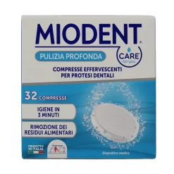MIODENT 32 COMPRESSE EFFERVESCENTI PER PROTESI DENTALI  CAR FOR YOU