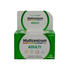 MULTICENTRUM INTEGRATORE ALIMENTARE MULTIVITAMINICO MULTIMINERALE PER ADULTI 30 COMPRESSE
