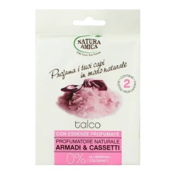 NATURA AMICA 2 BUSTE PROFUMATORE TALCO PER ARMADI E CASSETTI