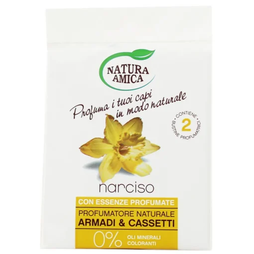 NATURA AMICA 2 BUSTE PROFUMATORE NARCISO PER ARMADI e CASSETTI