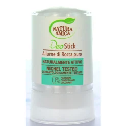 NATURA AMICA DEODORANTE NEUTRO MINISTICK ALLUME DI ROCCA 65 GRAMMI