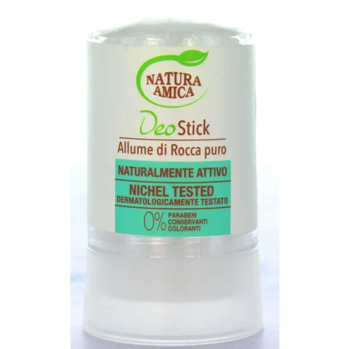 NATURA AMICA DEODORANTE NEUTRO MINISTICK ALLUME DI ROCCA 65 GRAMMI